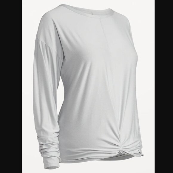 Old Navy Tops - Old Navy XS Maternity Long Sleeve Cloud 94 Soft Twist-Front Top